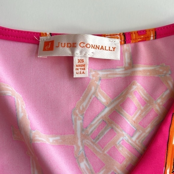 Jude Connally Daniella Top in Ruby Bamboo Lattice Size XS - Picture 3 of 10